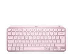 Tastatura Iluminata Bluetooth Logitech MX KEYS Mini Roz, Layout: QWERTY US